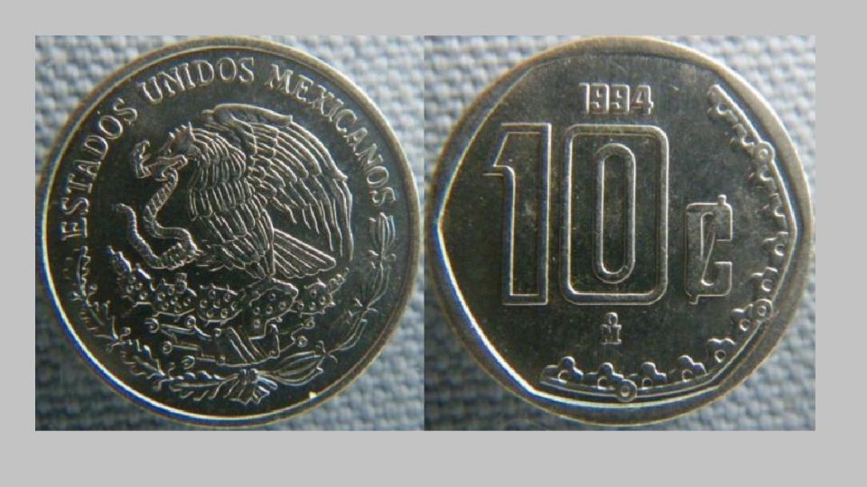 Te decimos cuál es la moneda de 10 centavos que se puede vender hasta en 5 mil pesos en Internet 
FOTO: Mercado Libre