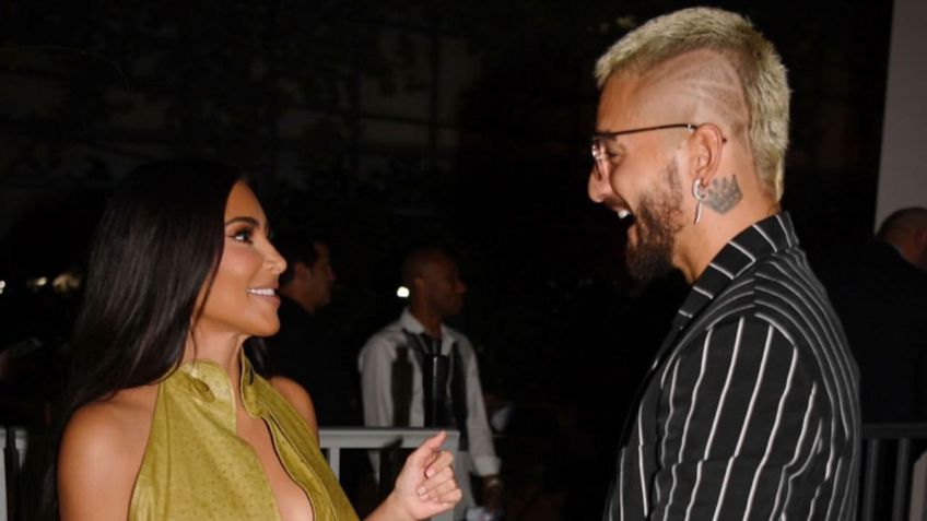 ¿Querrá sustituir a Kanye West? Maluma y Kim Kardashian salen de fiesta y él termina SIN CAMISA: FOTO