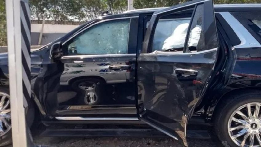 Así quedó la CAMIONETA donde mataron al hermano de Alfredo OLIVAS: FOTOS