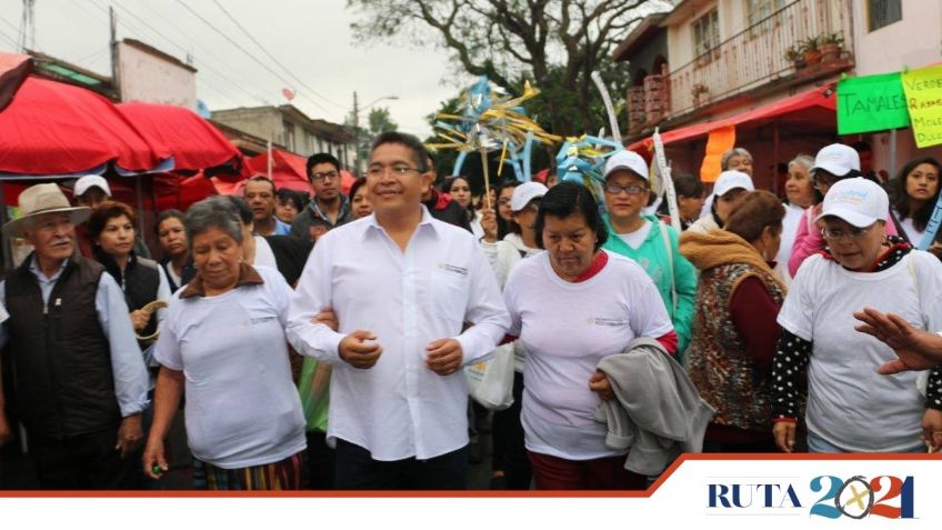 Gabriel del Monte candidato a la alcaldía Xochimilco aumentará el aforo policiaco