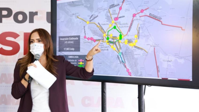 Presenta Clara Luz plan de infraestructura vial con segundos pisos