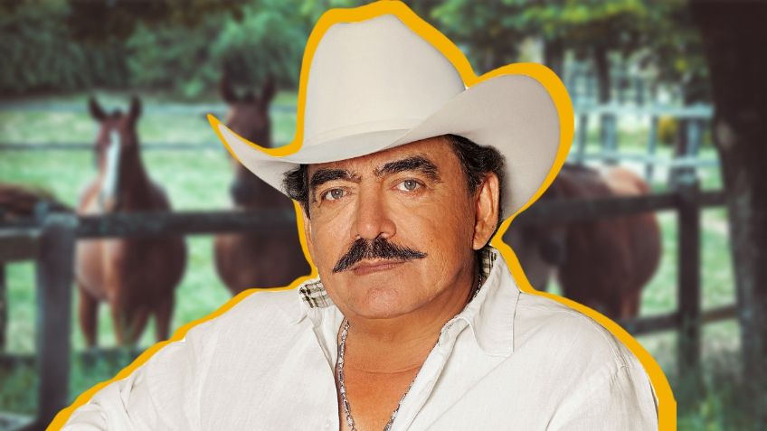 Revelan FOTO inédita de Joan Sebastian en su juventud cuando trabajaba con ganado en el rancho