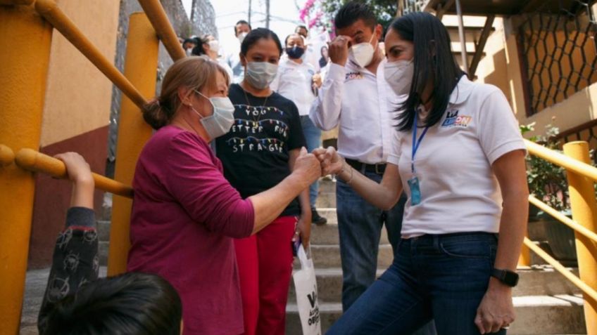 Lía Limón promete empoderar a las mujeres en Álvaro Obregón