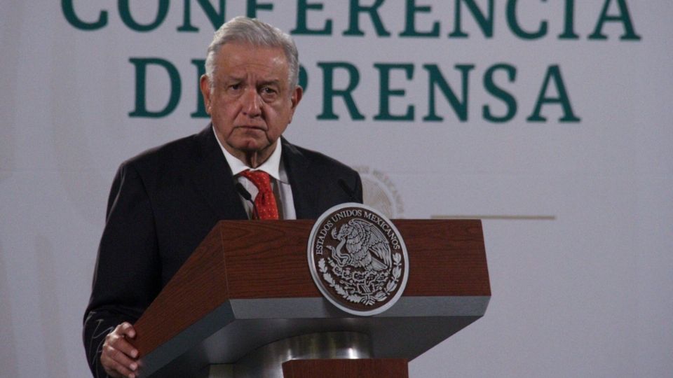 El presidente López Obrador en la Mañanera de Palacio Nacional
FOTO: Cuartoscuro