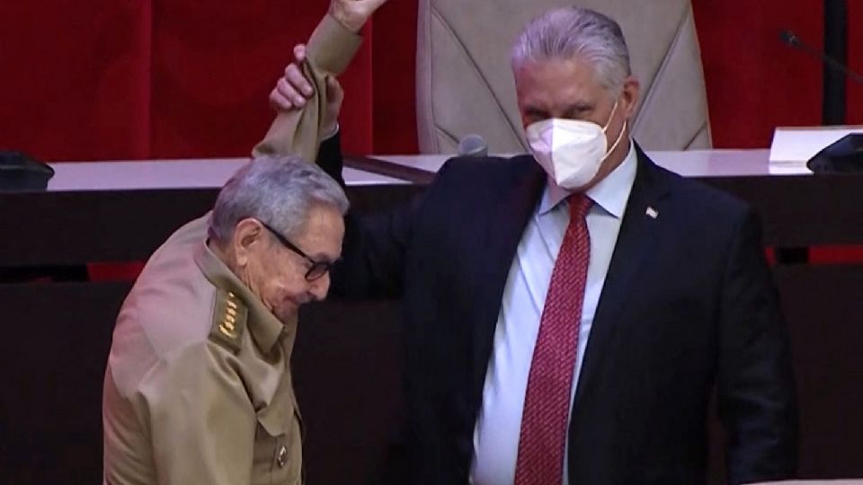 El presidente Díaz-Canel tomó el relevo cedido por Raúl. Foto: AFP