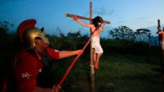 Realizan viacrucis infantil en Tabasco para pedir fin de la pandemia y feminicidios