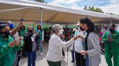 Claudia Sheinbaum supervisa vacunación masiva contra COVID-19