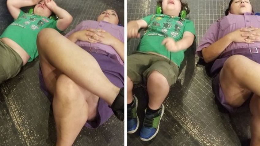 ¡Aplausos! Empleada AYUDA a niño con AUTISMO a superar su CRISIS; así lo hizo: VIDEO