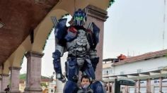 Optimus Prime desmantelado por delincuentes de Yucatán