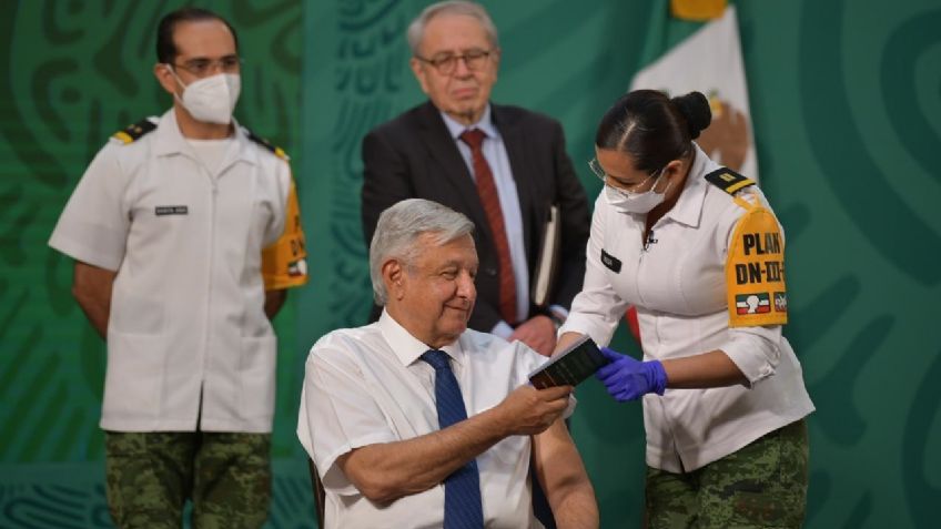 AMLO tuvo reacción leve de la vacuna contra Covid-19