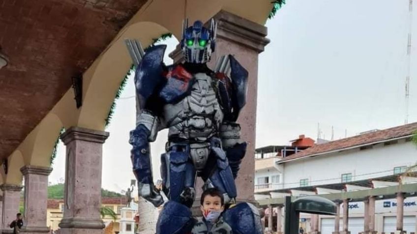 Optimus Prime desmantelado por delincuentes de Yucatán