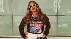 Galilea Montijo pasa de comprar ropa de paca a tener su tienda de moda; así la felicitó su esposo: FOTO