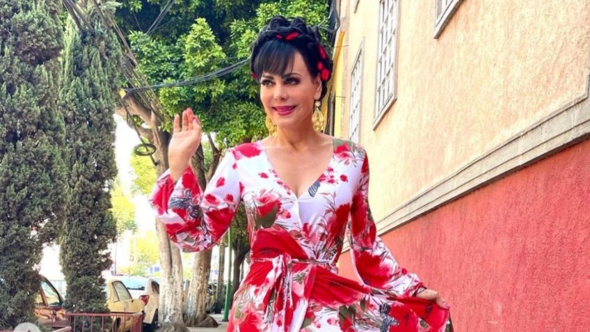 Maribel Guardia enamora con ajustado vestido y presume a su musculosa pareja