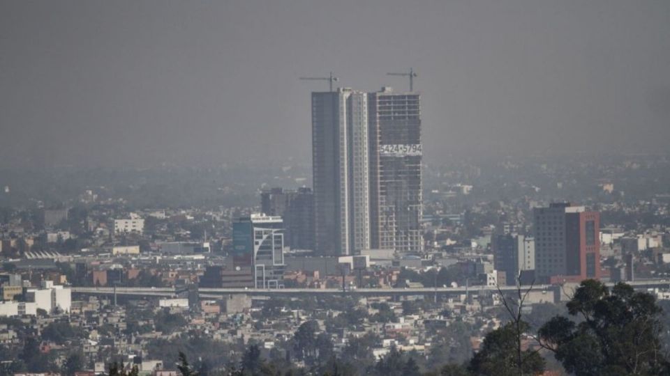 Imagen de un día con mala calidad del aire en la Ciudad de México. Foto: Cuartoscuro