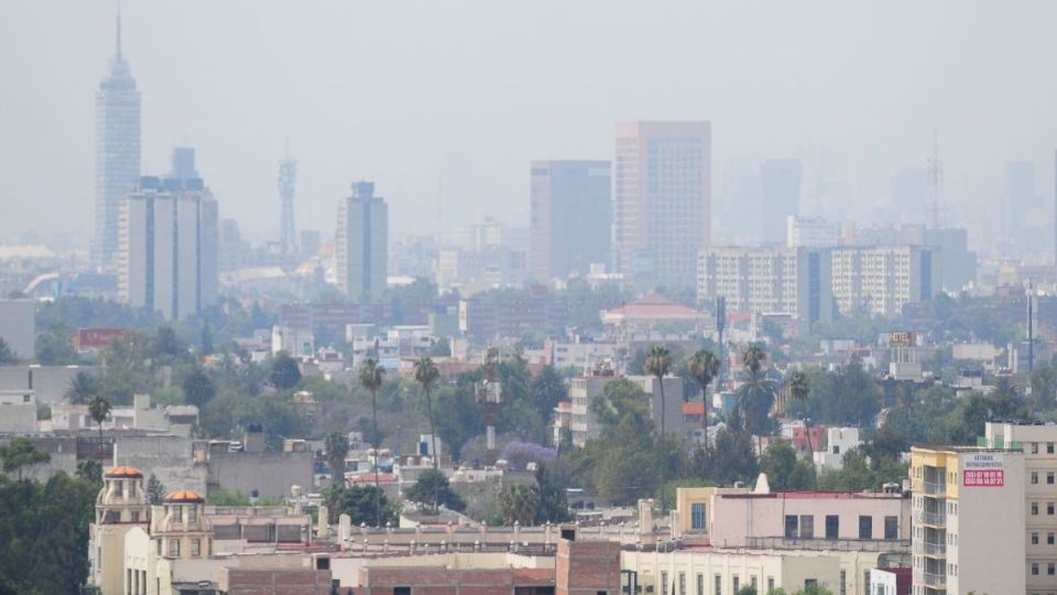 Imagen de la contaminación en la Ciudad de México. Foto: Cuartoscuro