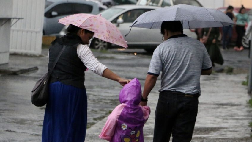 ¡Saca el paraguas! Activan alerta por lluvias en la CDMX