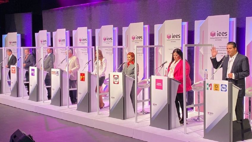 Debate en Sinaloa se centra en candidatos punteros