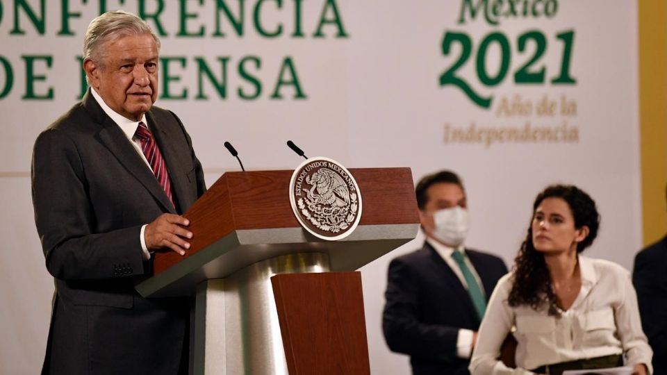 El presidente López Obrador habló sobre el caso del diputado Saúl Huerta 
FOTO: Leslie Pérez