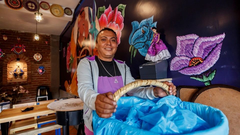 “Tal vez no ganemos pero ya me siento ganadora en el hecho de haber participado”, declaró Lady Tacos de canasta durante una entrevista. FOTO: EFE