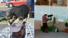 ¿Lo recuerdas? Señor que se volvió viral por subir a su perrita a caballito mecánico, regresa y causa sensación: VIDEO