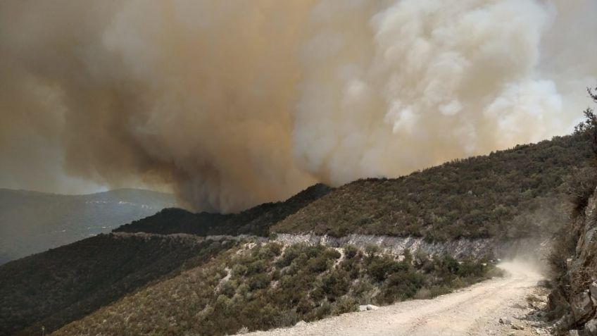 Motociclistas habrían sido los culpables de reiniciar incendio forestal en NL