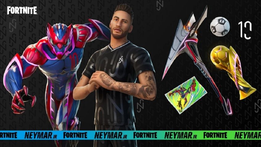 ¡Es oficial! Neymar Jr. llegará a Fortnite está semana