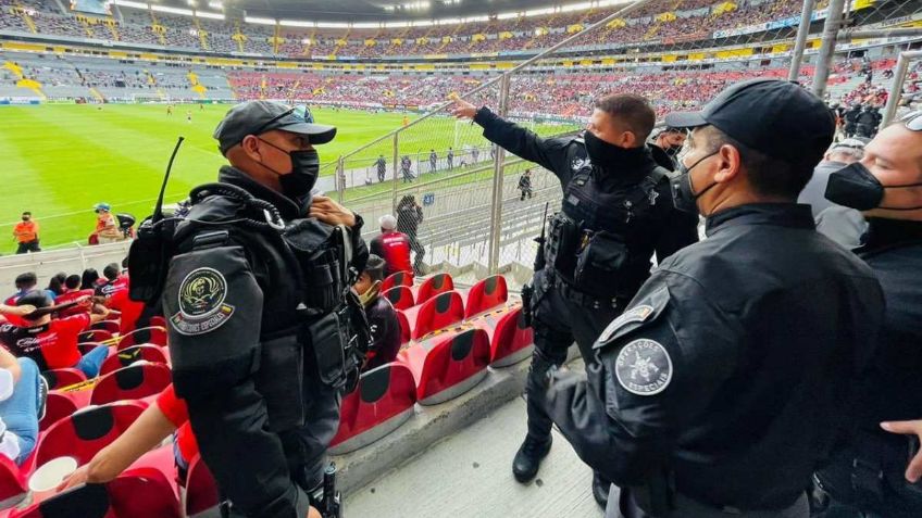 El clásico de futbol Atlas contra Chivas dejó 42 detenidos en el Estado Jalisco