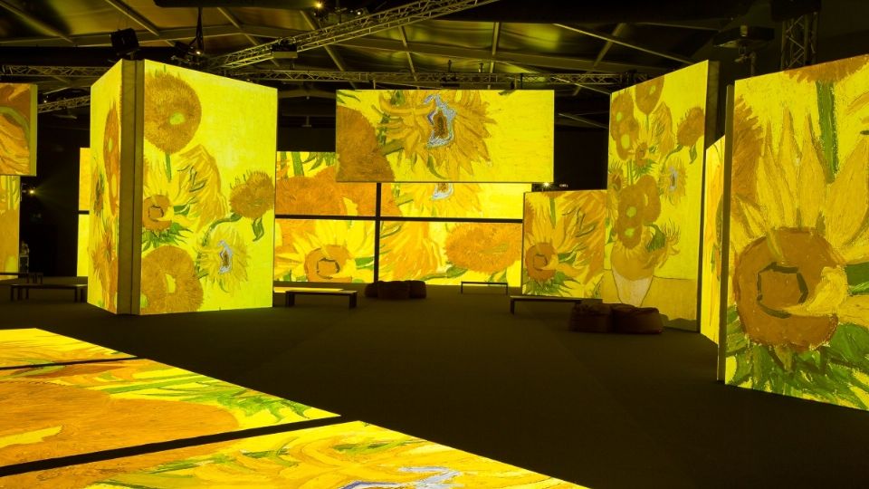 Galería principal de la muestra Van Gogh Alive The Experience México. Actualmente en exhibición en el Monumento a la Madre, Ciudad de México.