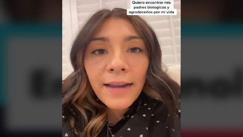 Busca a sus padres biológicos mediante TikTok; la abandonaron recién nacida