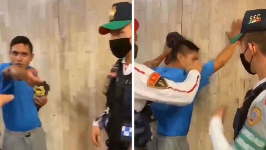 Hombre amenaza a pareja homosexual por besarse en el metro de la CDMX