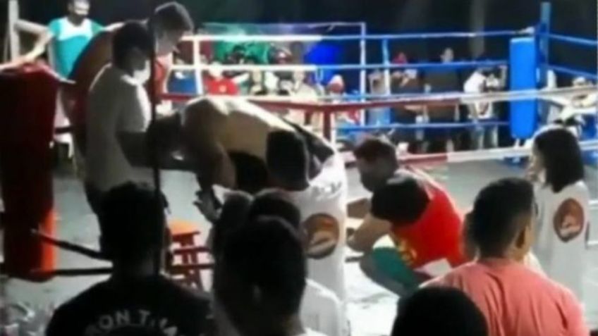 VIDEO VIRAL: Boxeador muere en pleno ring tras pelea clandestina