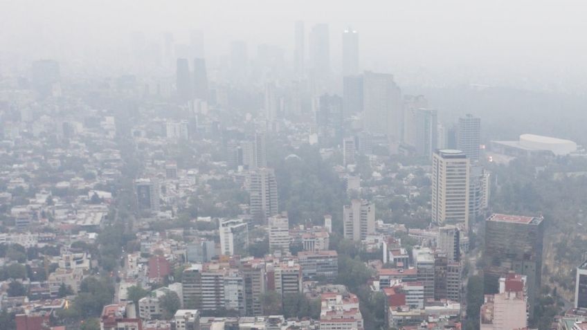 Reportan mala calidad del aire en CDMX; prevén lluvias para la tarde este martes