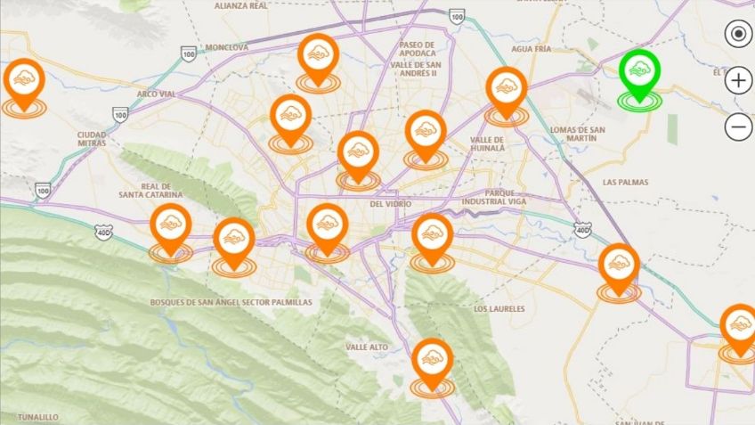 Reportan MALA calidad del aire en toda la Zona Metropolitana de Monterrey