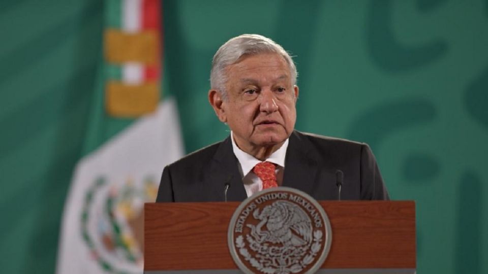 El presidente López Obrador en la Conferencia Mañanera de Palacio Nacional 
FOTO: Guillermo O´Gam