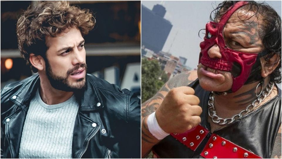 El luchador provocó una pelea con el modelo y actor Latin Lover. Foto: Especial