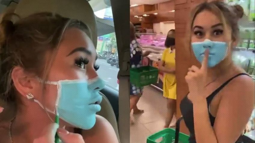 Por grabarse paseando con cubrebocas pintados influencers podrían ser deportados de Bali: VIDEO