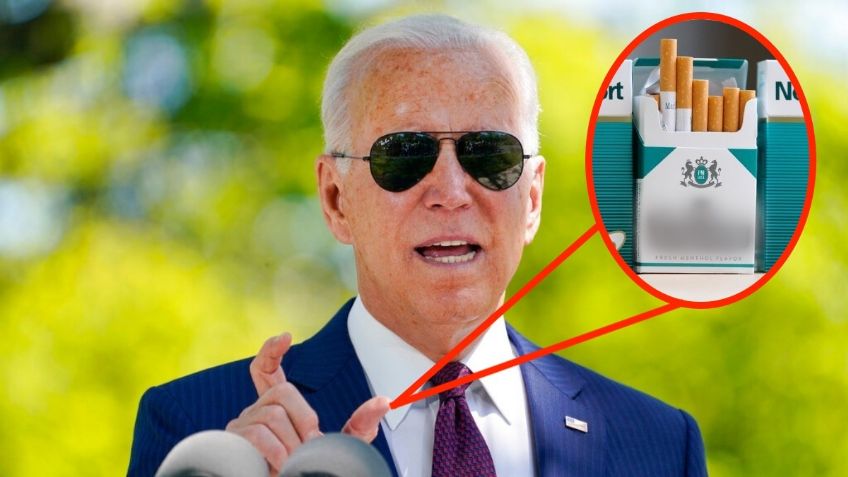 ¡No más CIGARROS mentolados! Joe Biden busca PROHIBIR tabacos de MENTA