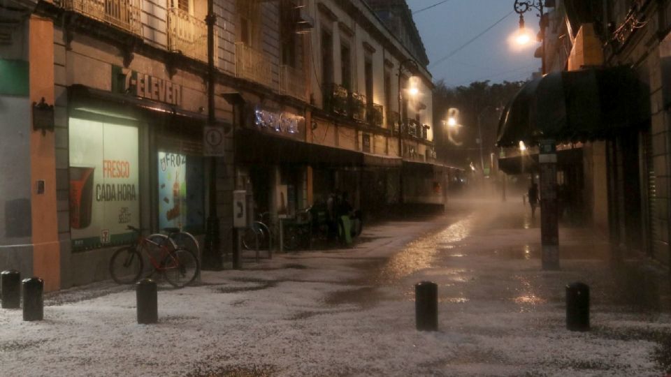 Prevén fuertes lluvias y caída de granizo en la CDMX. Foto: Cuartoscuro