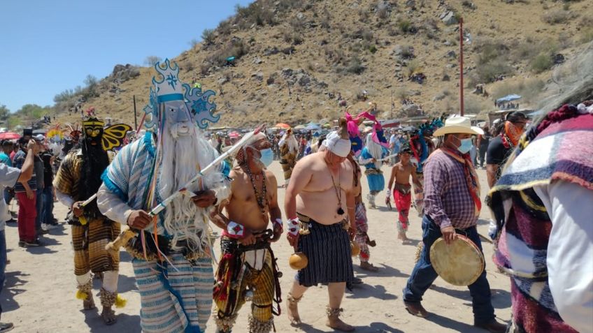 Fotos: Realizan ceremonias tradicionales Yaquis de Semana Santa en Sonora