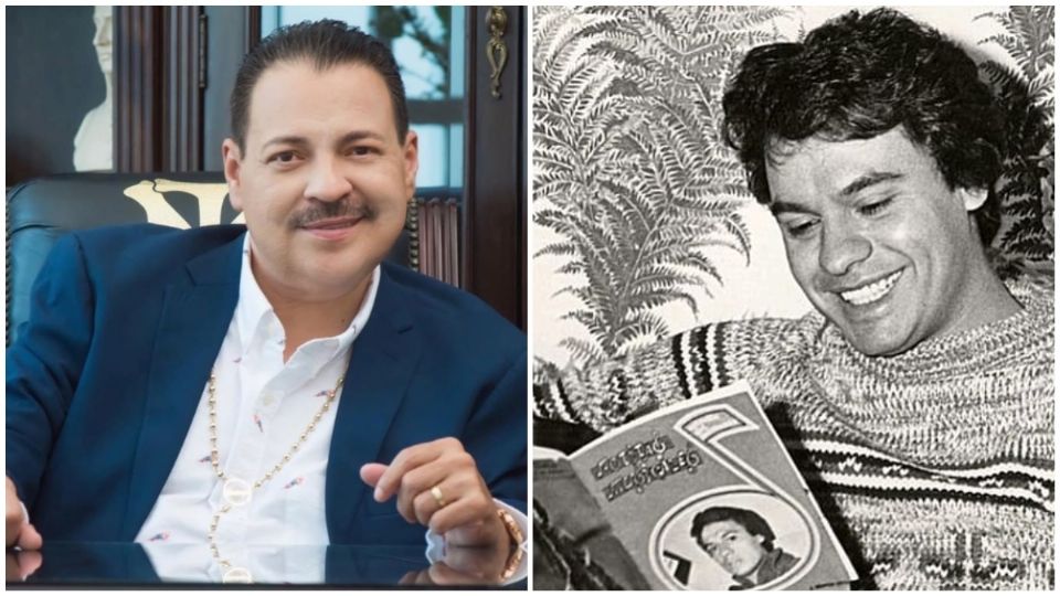 Julio Preciado y Juan Gabriel, un duelo de colosos. Fotos: Instagram