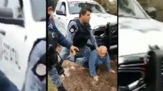 Somete policía de forma brutal a abuelito en la Sierra Norte de Puebla: VIDEO