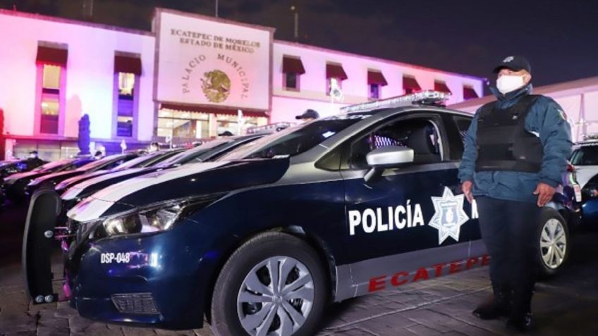 Fortalecen vigilancia en Ecatepec con 125 nuevas patrullas