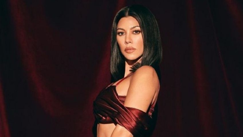 Kourtney Kardashian luce el look de cuero ideal para San Valentín