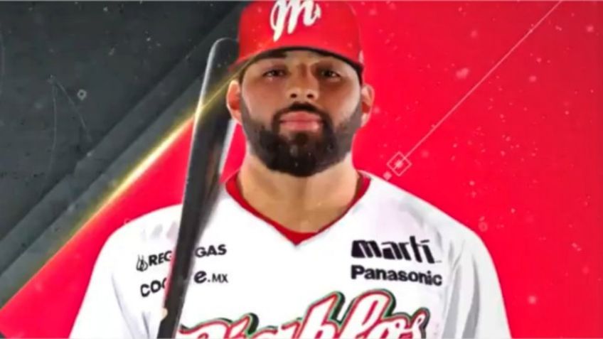 Presentan Diablos Rojos a pelotero Julián León