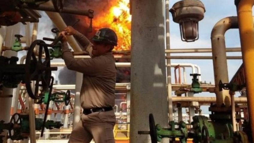 Siete lesionados, el saldo del incendio en la Refinería Lázaro Cárdenas en Minatitlán