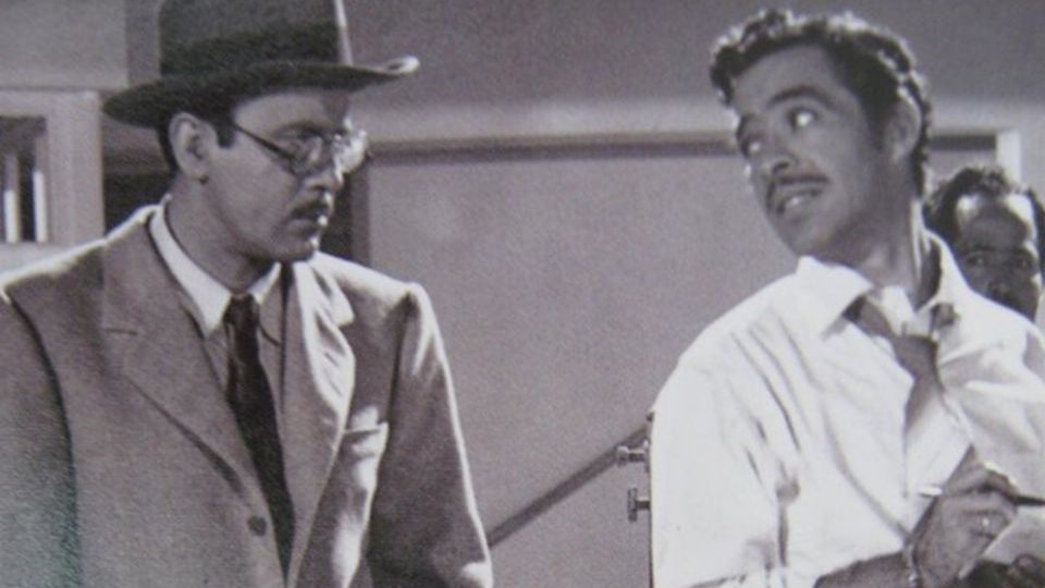 'Tin Tan', durante una película junto con Pedro Infante. Foto: Especial