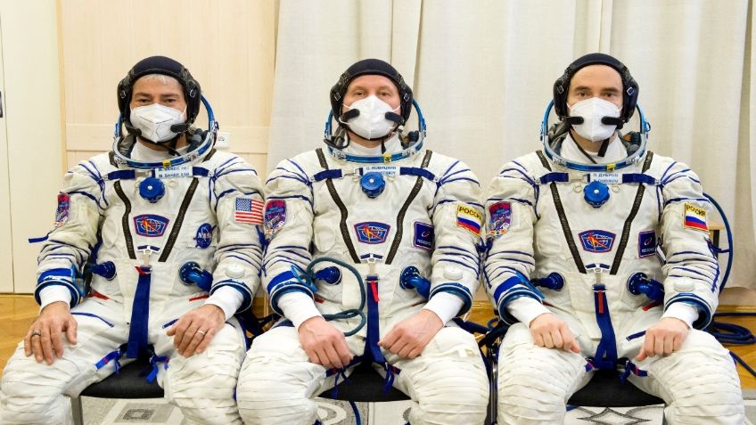 Ellos son los 3 ASTRONAUTAS que viajarán al espacio este 9 de abril