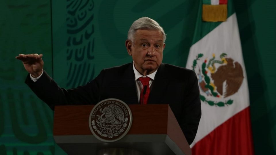 El presidente López Obrador en la Conferencia Mañanera de Palacio Nacional 
FOTO: Yadin Xolalpa