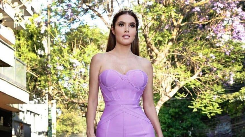 Marlene Favela enamora a sus fans con look de cuadros rosas al estilo de la princesa Diana