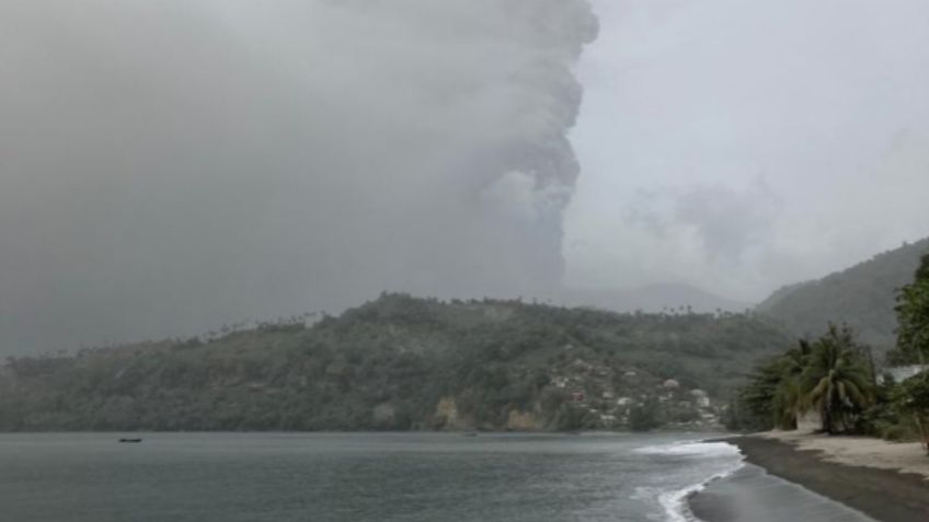 Volcán La Soufriere entra en erupción por segunda vez en San Vicente y las Granadinas: VIDEO